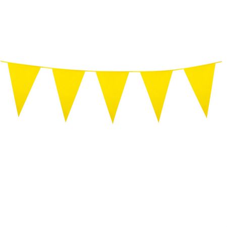Guirlande Fanions Jaunes 10m