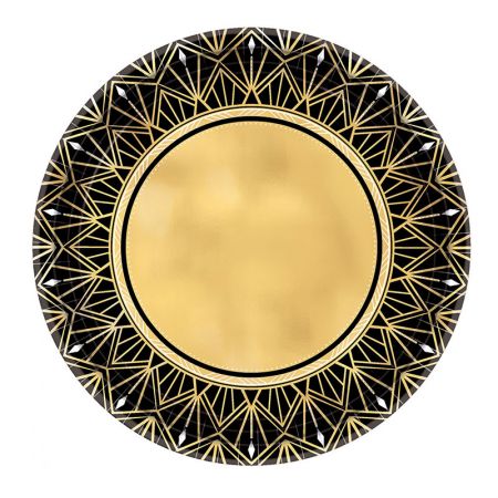 Assiette Hollywood Ann&eacute;es Folles