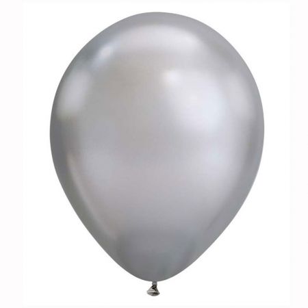 Ballon argent m&eacute;tal