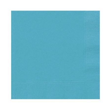 Serviette de table papier Bleu Cara&iuml;be