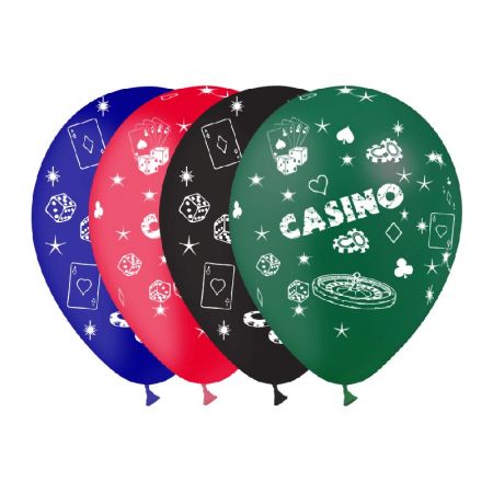 Ballon Latex Casino Assortis