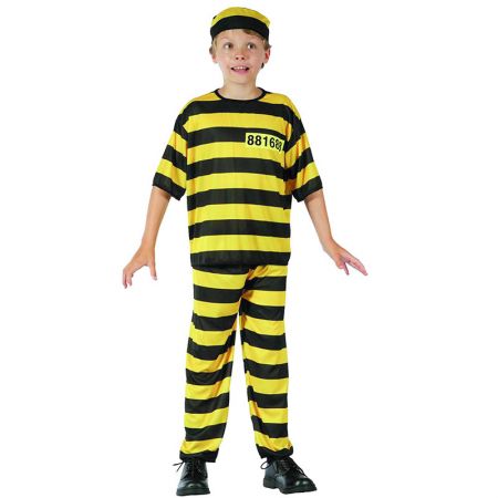 D&eacute;guisement Enfant Prisonnier Jaune