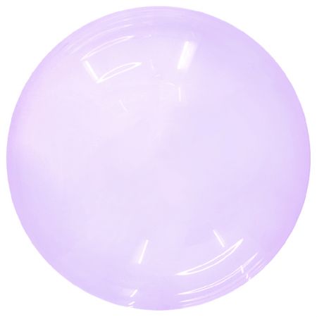 Ballon Bubble Crystal Purple