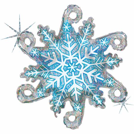 Ballon Flocon g&eacute;ant Mylar