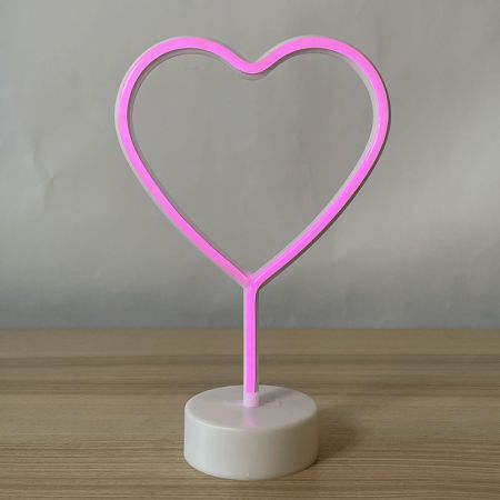 Lampe Coeur N&eacute;on