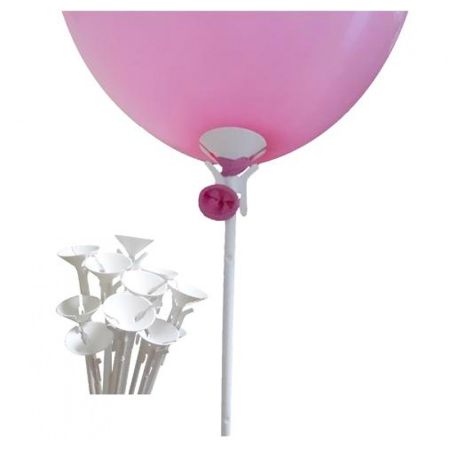 Tige &agrave; Ballon Reutilisable Monobloc par 100