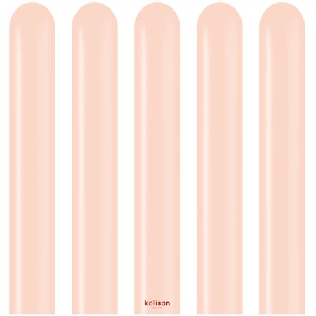 Ballons &agrave; Sculpter P&ecirc;che Macaron Kalisan