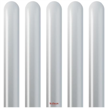 Ballons &agrave; Sculpter Argent Miroir (Mirror Silver) Kalisan