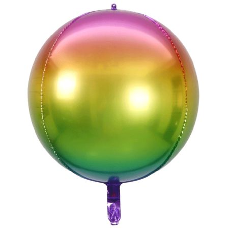 Ballon Orbz Sphérique dégradé Rainbow