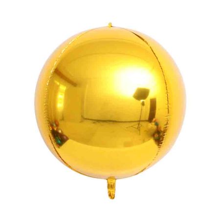 Ballon Orbz Sph&eacute;rique Or
