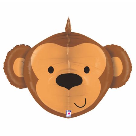 Ballon t&ecirc;te de Singe 3D