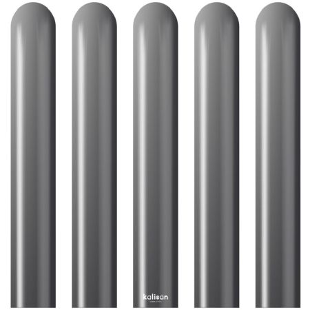 Ballons &agrave; Sculpter Gris Espace Chrome (Chrome Space Grey) Kalisan