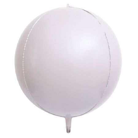 Ballon Orbz Sph&eacute;rique Blanc