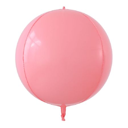 Ballon Orbz Sph&eacute;rique Rose Pastel