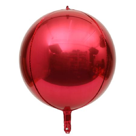 Ballon Orbz Sph&eacute;rique Rouge