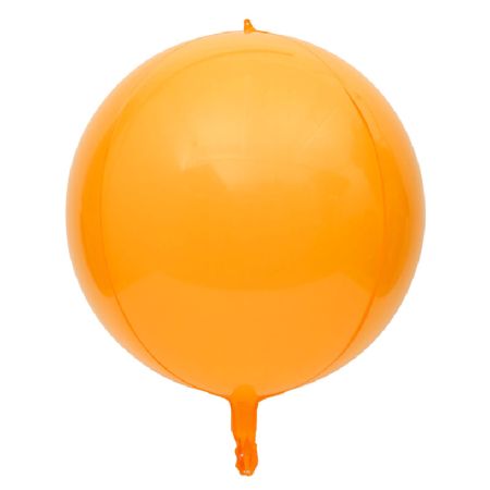 Ballon Orbz Sph&eacute;rique Orange Pastel