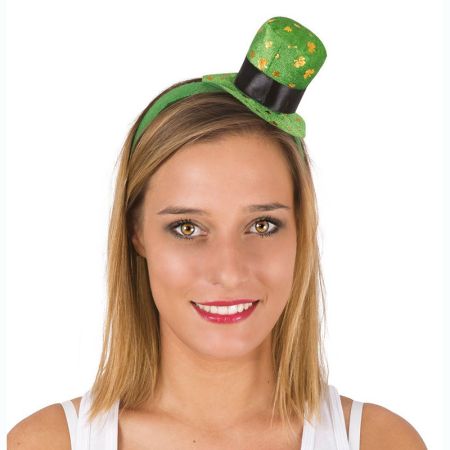 Serre T&ecirc;te Chapeau Paillettes Saint Patrick