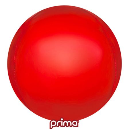 Ballon Prima Orbz Sph&eacute;rique Rouge g&eacute;ant