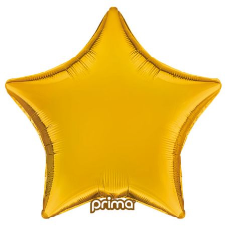 Ballon Mylar &eacute;toile Or (gold) Prima