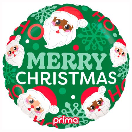 Ballon Mylar HoHo Happy Santa Prima