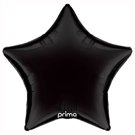 Ballon Mylar &eacute;toile Noire (black) Prima