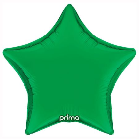 Ballon Mylar &eacute;toile verte (green) Prima