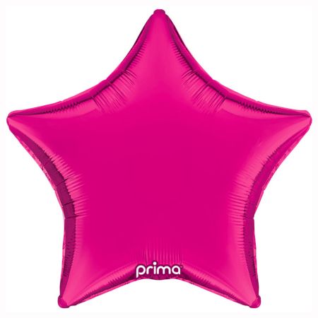 Ballon Mylar &eacute;toile Rose chaud (hot Pink ) Prima