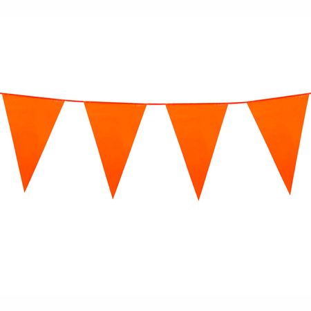 Guirlande Fanions Orange 10m