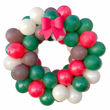 Kit ballons Couronne de No&euml;l