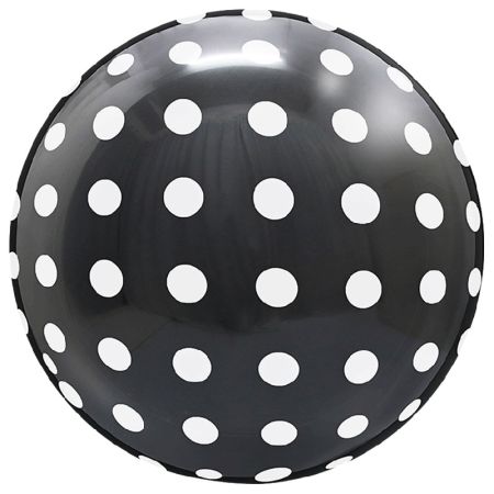 Ballon Bubble Dots Black