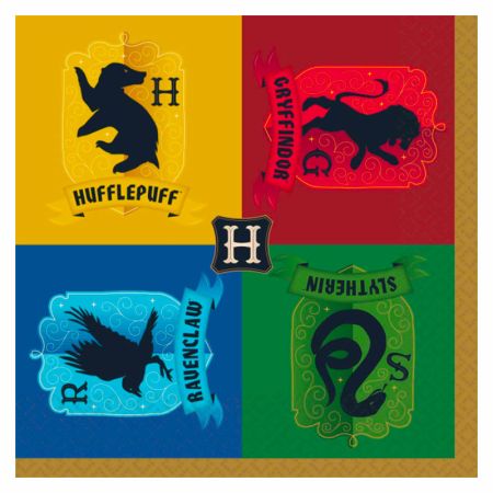Serviette jetable Harry Potter Maisons