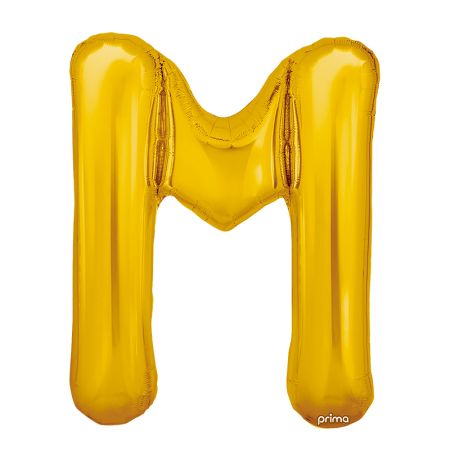 Ballon aluminium M Gold Prima par 2