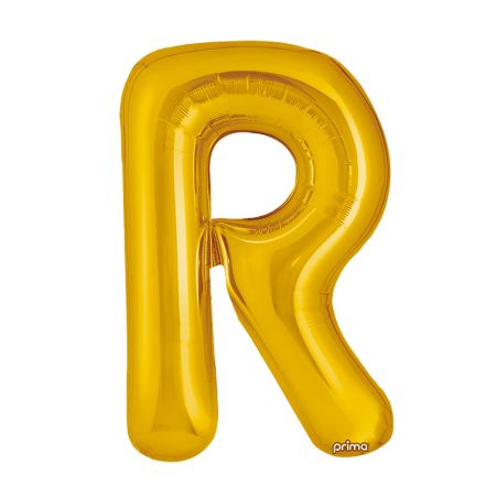 Ballon aluminium R Gold Prima par 2