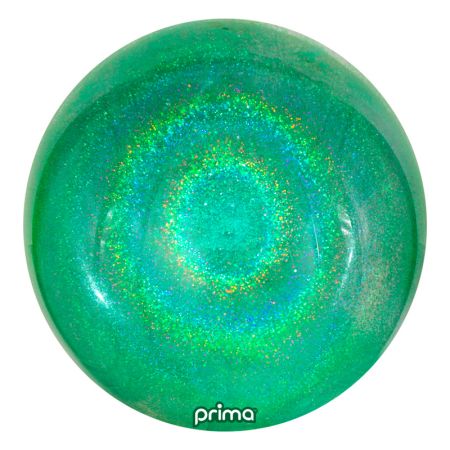 Ballon Prima Sph&egrave;re Green Glitter