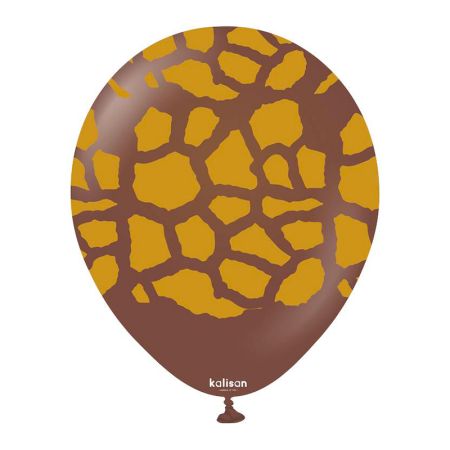 Ballon Latex Girafe Chocolat Kalisan