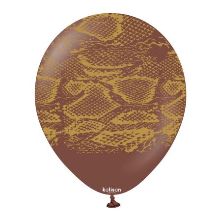 Ballon Latex Serpent Chocolat Kalisan