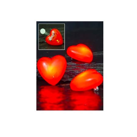 Broche Coeur lumineux clignotant