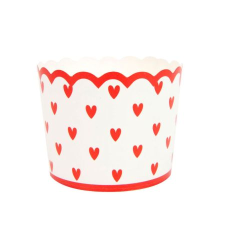 Petit pot festonn&eacute; petits coeurs