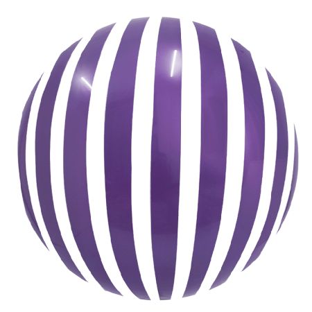 Ballon Bubble Stripe Violet