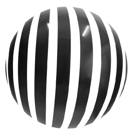 Ballon Bubble Stripe Noir