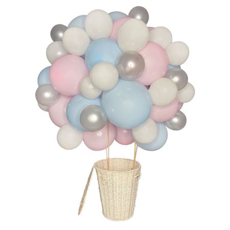 Montgolfi&egrave;re en ballons Pastel