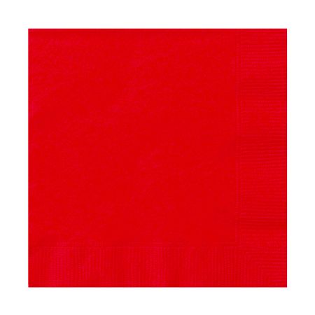 Serviette de table papier Rouge