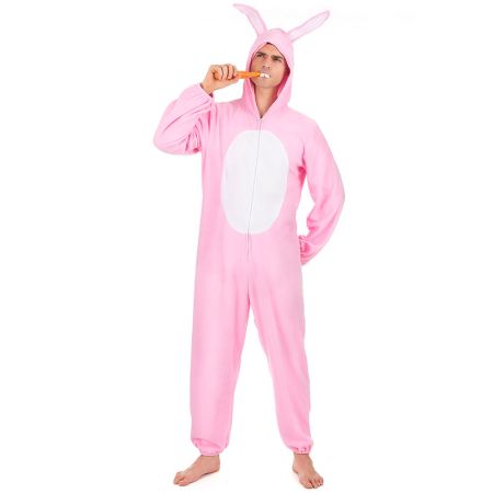 D&eacute;guisement lapin rose homme