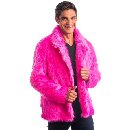 Veste Fourrure Flashy Rose