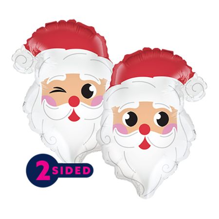 Ballon T&ecirc;te P&egrave;re No&euml;l Santa