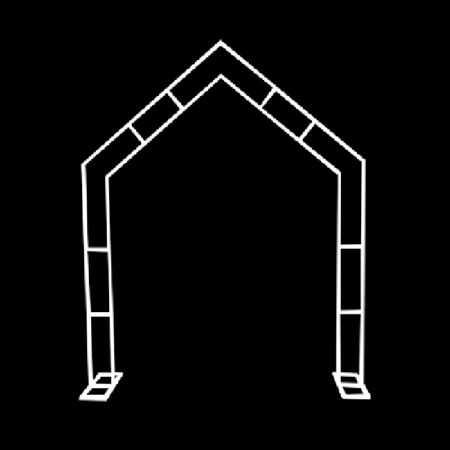 Porte Arche En M&eacute;tal