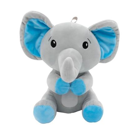 Poids Peluche El&eacute;phant Bleu 21cm 170g