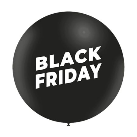 Ballon Black Friday G&eacute;ant 2 faces