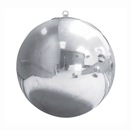 Boule Miroir PVC 90cm Argent
