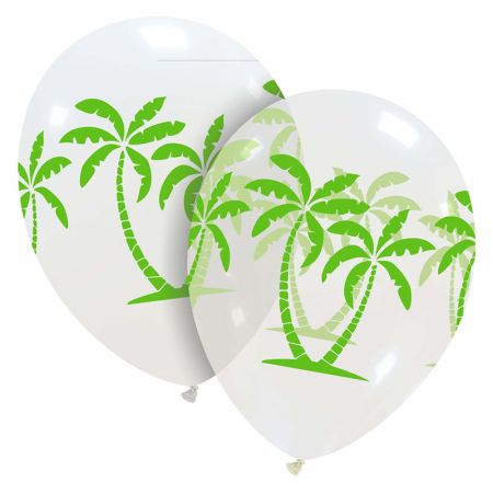Ballon Latex Palmier vert